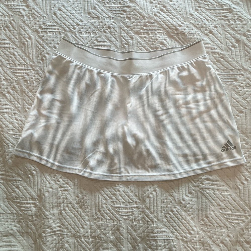 adidas Women’s Athletic Tennis or Pickleball Skirt in White